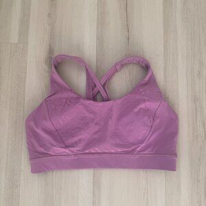 Lululemon sports bra Size 10. Pink
